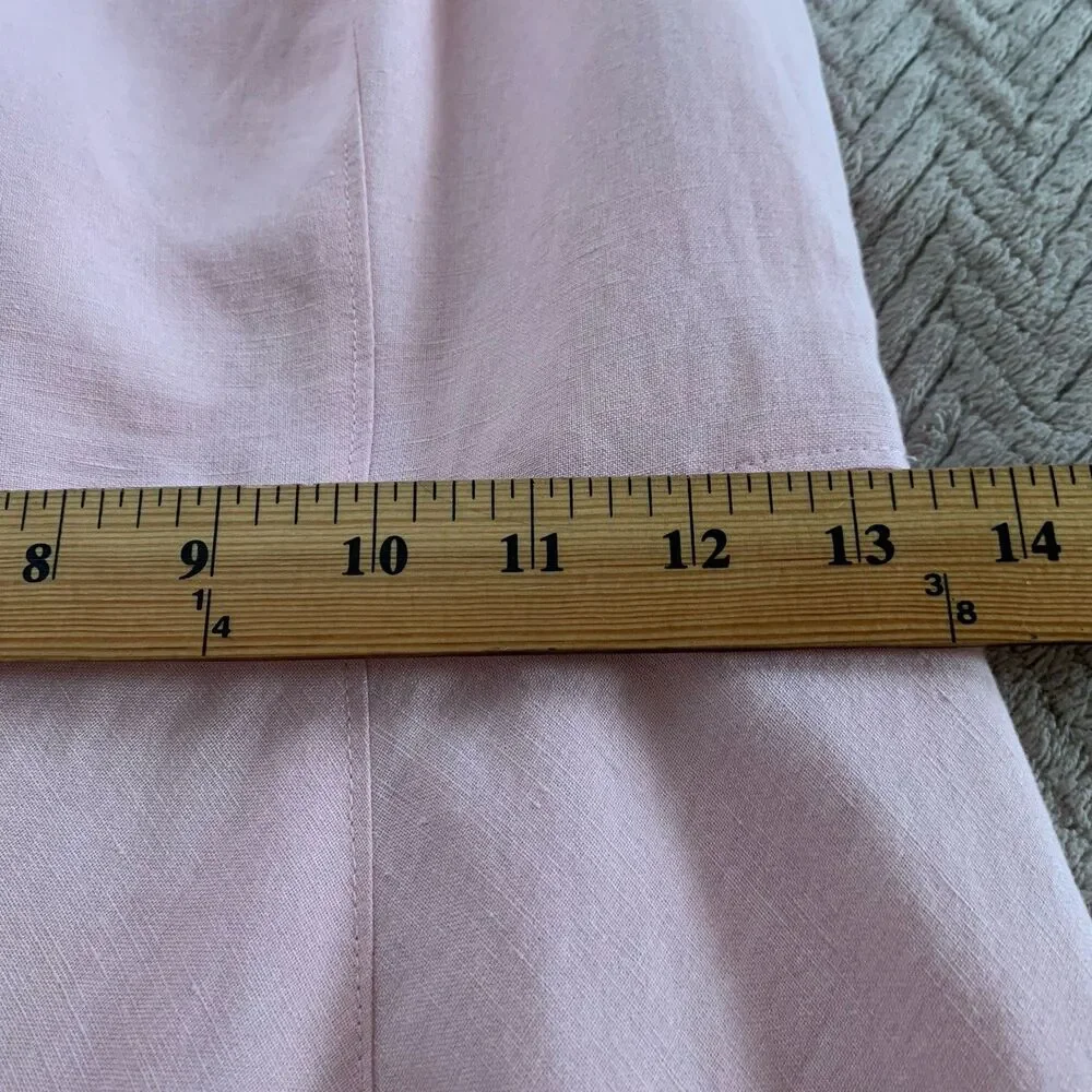 Ann Taylor Loft Dress Size 0 Lined Pink Sleeveless Invisible Zipper - Picture 14 of 15